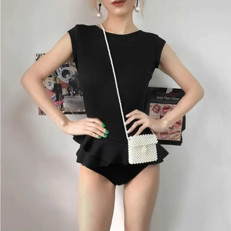 Korean Style One Piece Swimsuit Women Ruffle Swimwear Push Up Tummy Control Bathing Suit Sexy Backless Monokini Beachwear 2024
Korean Style One Piece Swimsuit Women Ruffle Swimwear Push Up Tummy Control Bathing Suit Sexy Backless Monokini Beachwear 2024