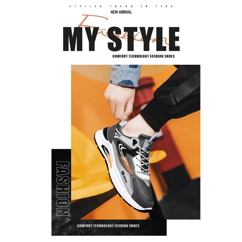 Retro Men's Synthetic Leather Dad Sneakers 2026 New Waterproof Soft Sole Anti Slip Casual Streetwear Footwear 3 Colors
Retro Men's Synthetic Leather Dad Sneakers 2026 New Waterproof Soft Sole Anti Slip Casual Streetwear Footwear 3 Colors