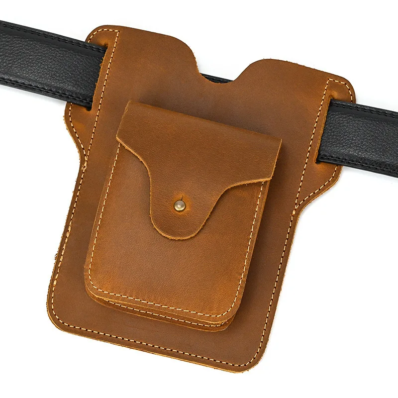 Leather Fanny Pack Men's Phone Waist Bag Outdoor Sports Mad Leather Belted Casual Vintage Style Hard Youth Pure C...
Leather Fanny Pack Men's Phone Waist Bag Outdoor Sports Mad Leather Belted Casual Vintage Style Hard Youth Pure C...