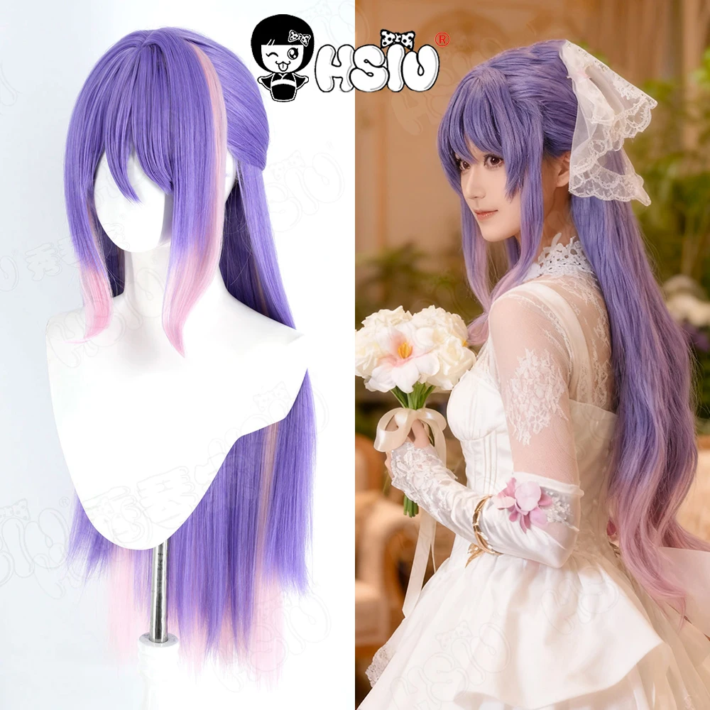 Парик для косплея Кирико HSIU 80 см, фиолетовый, смешанный розовый, длинные волосы, синтетический парик + шапочка для парика, игра Кирико, косплей
Парик для косплея Кирико HSIU 80 см, фиолетовый, смешанный розовый, длинные волосы, синтетический парик + шапочка для парика, игра Кирико, косплей