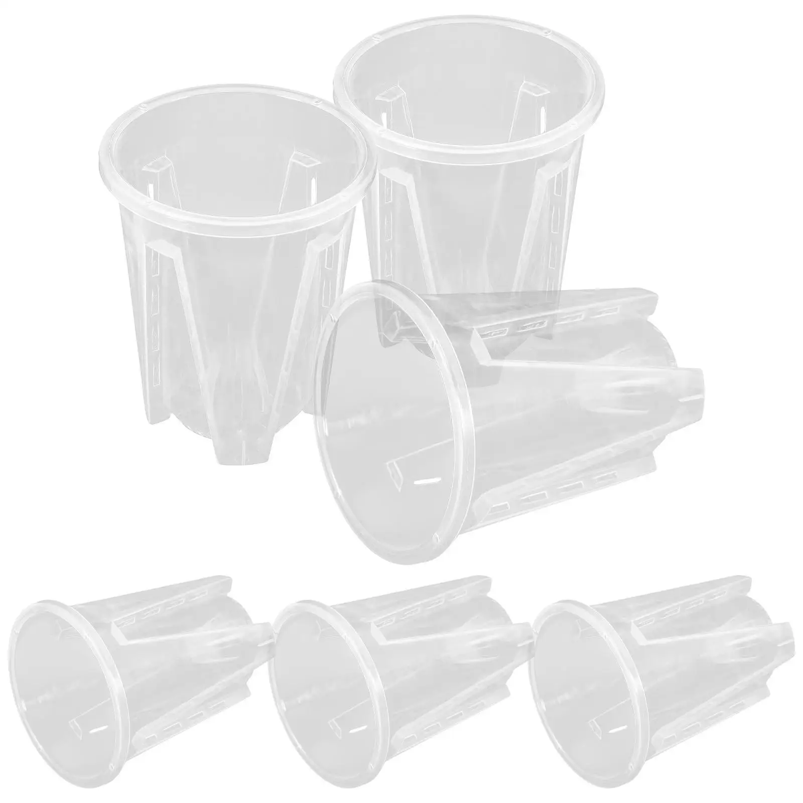 6 Pcs 12cm Clear Orchid Pots Breathable Flower Pot Plant Containers with Drainage Holes for Indoor Plants Plastic Planters
6 Pcs 12cm Clear Orchid Pots Breathable Flower Pot Plant Containers with Drainage Holes for Indoor Plants Plastic Planters