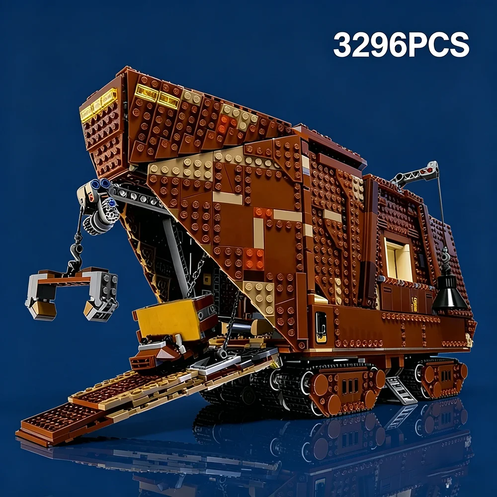 MOC Sandcrawler Building Blocks Model New Fit 75059 Bricks Construction Education Kit for Adults Christmas Gift Set 3296pcs
MOC Sandcrawler Building Blocks Model New Fit 75059 Bricks Construction Education Kit for Adults Christmas Gift Set 3296pcs