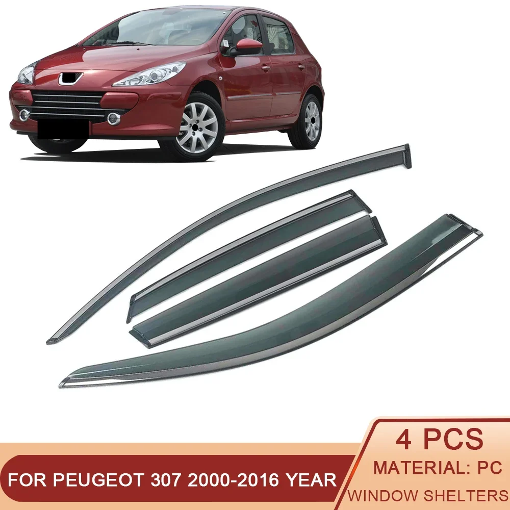 For PEUGEOT 307 2000-2016 Hatchback Sedan Car Window Sun Rain Shade Visor Shield Shelter Protector Cover Trim Frame Sticker
For PEUGEOT 307 2000-2016 Hatchback Sedan Car Window Sun Rain Shade Visor Shield Shelter Protector Cover Trim Frame Sticker
