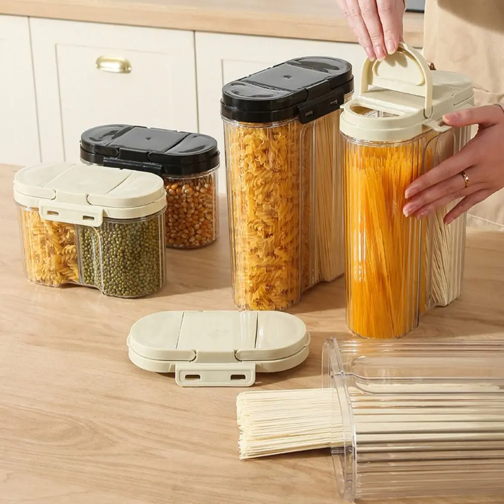 Plastic Food Storage Box Sealed Stackable Grain Storage Tank Large Capacity with Lid Transparent Cereal Dispenser Coffee Bar
Plastic Food Storage Box Sealed Stackable Grain Storage Tank Large Capacity with Lid Transparent Cereal Dispenser Coffee Bar