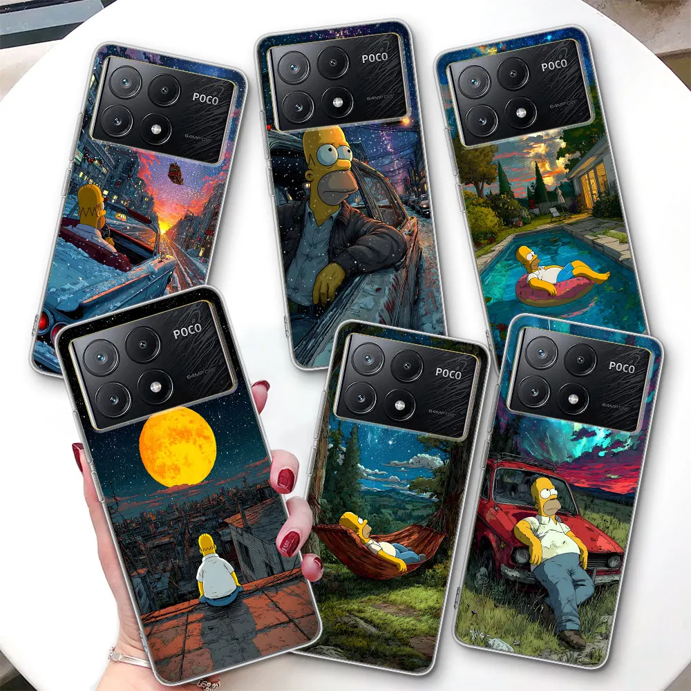 Homer Simpson Stars Case for Xiaomi Poco M7 F7 Ultra F4 X6 M3 X7 M5s M6 X4 NFC M4 F2 Pro TPU Shockproof Transparent Phone Cover
Homer Simpson Stars Case for Xiaomi Poco M7 F7 Ultra F4 X6 M3 X7 M5s M6 X4 NFC M4 F2 Pro TPU Shockproof Transparent Phone Cover