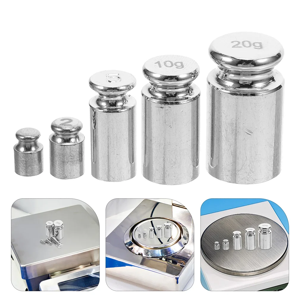 10 Pcs Weight Kit Gram Weights Small for Crafts Calibration Grams Scale Conjoined Balance
10 Pcs Weight Kit Gram Weights Small for Crafts Calibration Grams Scale Conjoined Balance