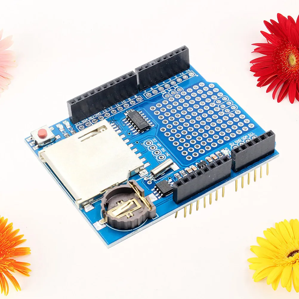 Data Logging Shield for Mega R3 Leonardo Duemilanove Real Time Clock Rtc Card Data Recorder Module with Fat16
