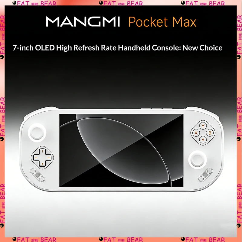 MangMi Pocket Max 7-inch 144Hz OLED screen Snapdragon 865 Hall trigger magnetic module retro portable game console 8+128
MangMi Pocket Max 7-inch 144Hz OLED screen Snapdragon 865 Hall trigger magnetic module retro portable game console 8+128
