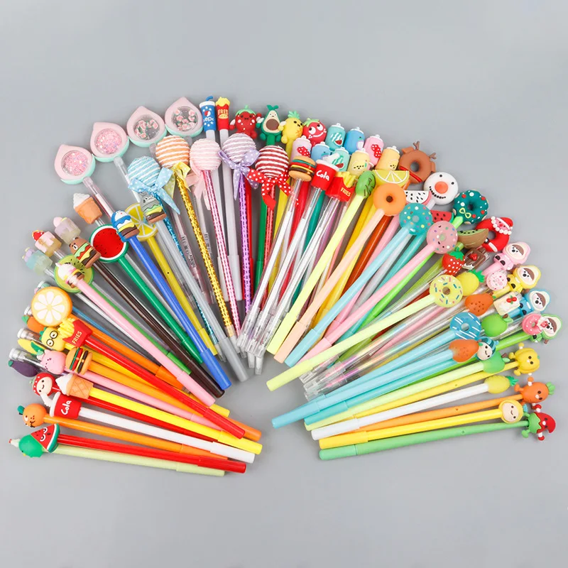 36PCS Students' gel gel food pens can be freely mixed, with complete styles and sold directly by manufacturers
36PCS Students' gel gel food pens can be freely mixed, with complete styles and sold directly by manufacturers