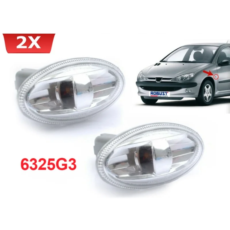 2PC FOR CITROEN BERLINGO C-ELYSEE C1 C2 C3 C5 6325G3 Car Indicator Light Side Lamps Turn Signal Light Indicator Repeater Light
2PC FOR CITROEN BERLINGO C-ELYSEE C1 C2 C3 C5 6325G3 Car Indicator Light Side Lamps Turn Signal Light Indicator Repeater Light