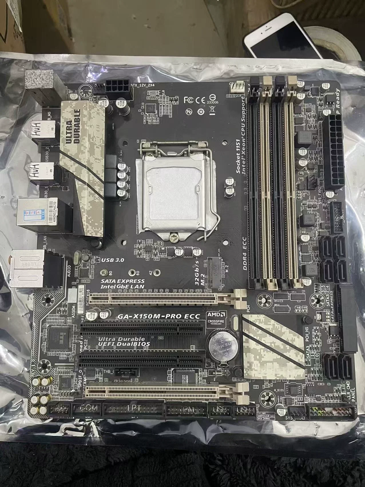 Suitable For Gigabyte GA-X150M-PRO ECC Motherboard LGA 1151 DDR4 Micro ATX Mainboard 100% Tested OK Fully Work
Suitable For Gigabyte GA-X150M-PRO ECC Motherboard LGA 1151 DDR4 Micro ATX Mainboard 100% Tested OK Fully Work