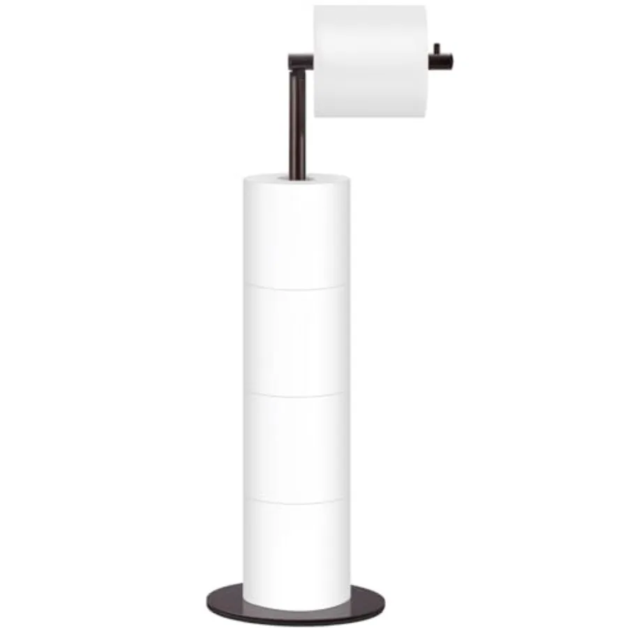 Toilet Paper Holder Stand, Free Standing Toilet Paper Roll Holder for 4 Spare Rolls, Modern Bathroom Toilet Paper Stand with Re
Toilet Paper Holder Stand, Free Standing Toilet Paper Roll Holder for 4 Spare Rolls, Modern Bathroom Toilet Paper Stand with Re
