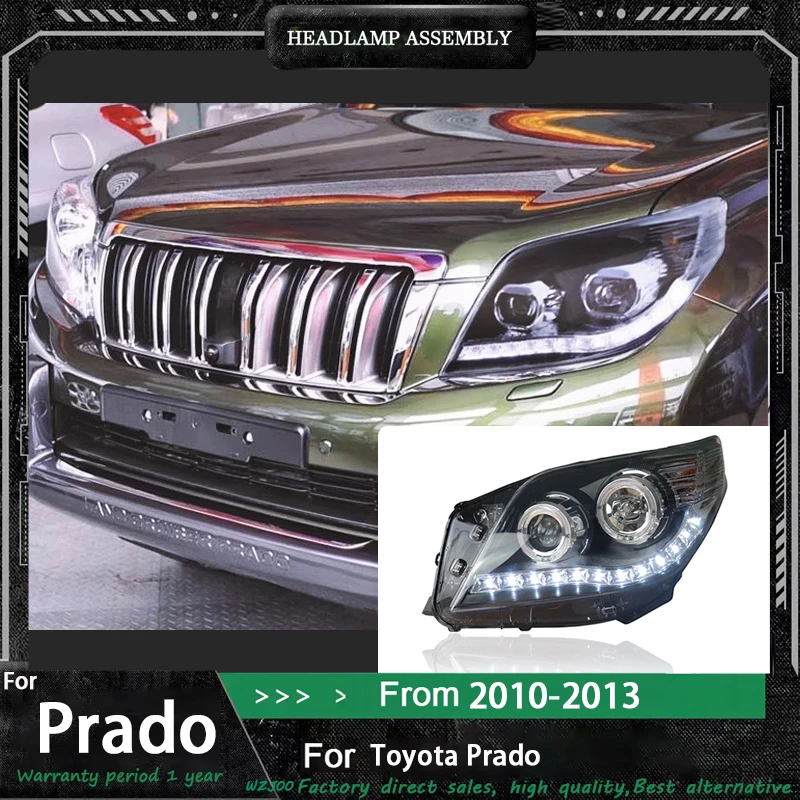 Автомобильные фары для Toyota Prado, фары 2010-2013 Prado, светодиодные фары для проектора, дневные ходовые огни, автомобильные аксессуары
Автомобильные фары для Toyota Prado, фары 2010-2013 Prado, светодиодные фары для проектора, дневные ходовые огни, автомобильные аксессуары