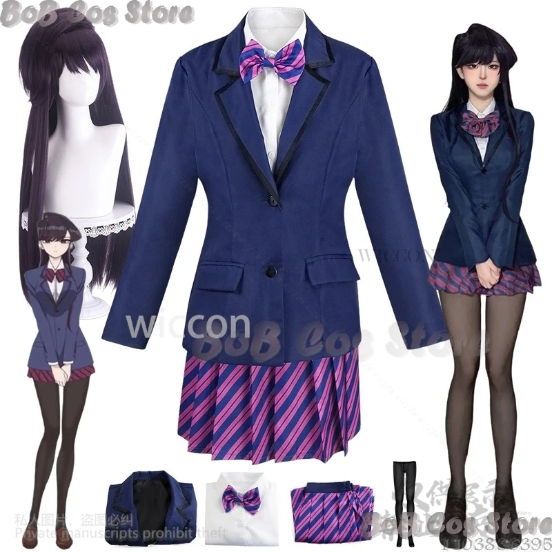 Anime Can't Communicate Komi Shoko Cosplay Japanese JK School Uniform Dress Coat Lolita Stocking Girls Woman Roleplay Customized
Anime Can't Communicate Komi Shoko Cosplay Japanese JK School Uniform Dress Coat Lolita Stocking Girls Woman Roleplay Customized