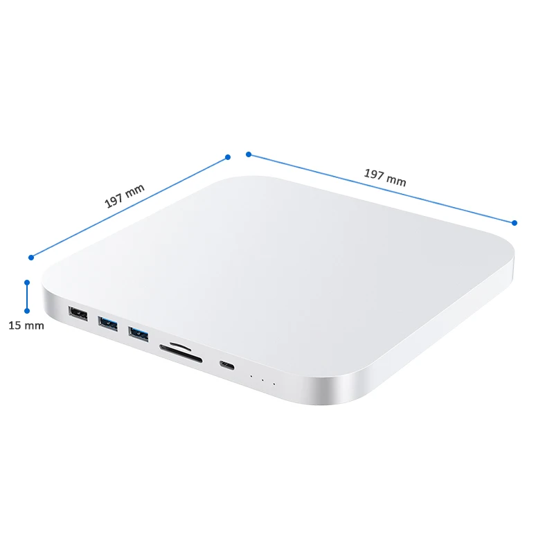 Colorii MC25H Type C 8 in 1 Usb Hub With Hdd Hard Drive Enclosure Case Usb 3.0 4K For Mini
Colorii MC25H Type C 8 in 1 Usb Hub With Hdd Hard Drive Enclosure Case Usb 3.0 4K For Mini