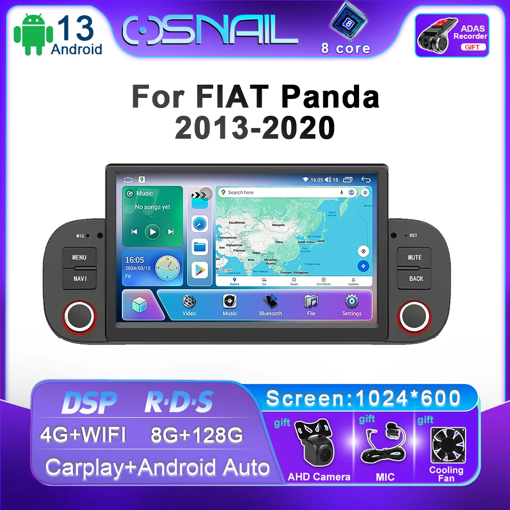 Автомагнитола на Android 13 для Fiat Panda 2013-2020, мультимедийный видеоплеер 1 Din с GPS-навигацией, головное устройство 4G DSP
Автомагнитола на Android 13 для Fiat Panda 2013-2020, мультимедийный видеоплеер 1 Din с GPS-навигацией, головное устройство 4G DSP