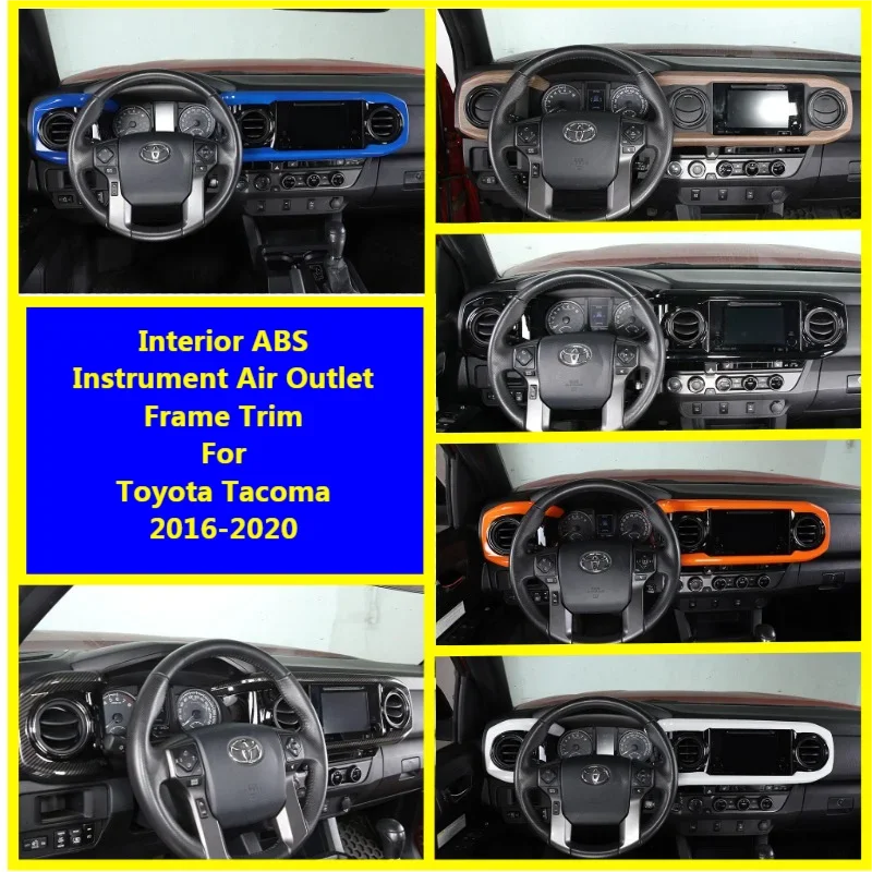 Новое поступление для Toyota Tacoma 2016-2020 ABS выход воздуха из прибора рамка отделка Декоративная наклейка автомобильные аксессуары набор из 2 шт.
Новое поступление для Toyota Tacoma 2016-2020 ABS выход воздуха из прибора рамка отделка Декоративная наклейка автомобильные аксессуары набор из 2 шт.