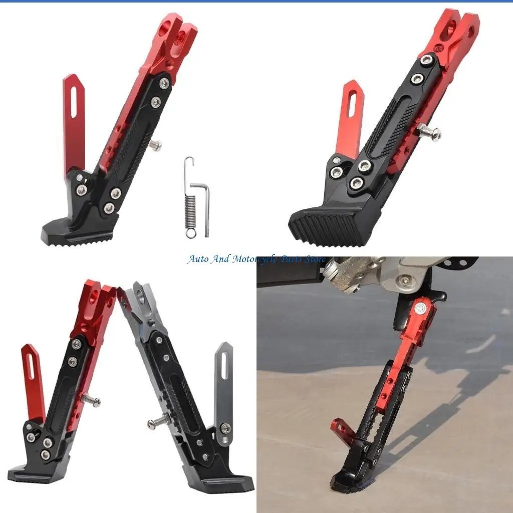 P9FD Motorcycle Adjustable Foot Side Support Stand Kickstand Replacement Universal Motorbike Scooter Extendable Stand Holder
P9FD Motorcycle Adjustable Foot Side Support Stand Kickstand Replacement Universal Motorbike Scooter Extendable Stand Holder