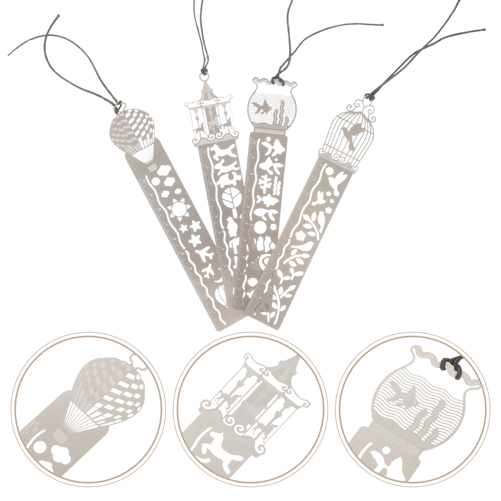 8 pcs Creative Metal Bookmark Ruler Stencils Non-Fading Kids Children Stationery Drawing Tool For Students Files
8 pcs Creative Metal Bookmark Ruler Stencils Non-Fading Kids Children Stationery Drawing Tool For Students Files
