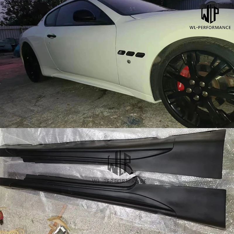 High Quality Carbon Fiber / FRP Unpainted Side Skirts Car Body Kit For Maserati GT GTS Style
High Quality Carbon Fiber / FRP Unpainted Side Skirts Car Body Kit For Maserati GT GTS Style