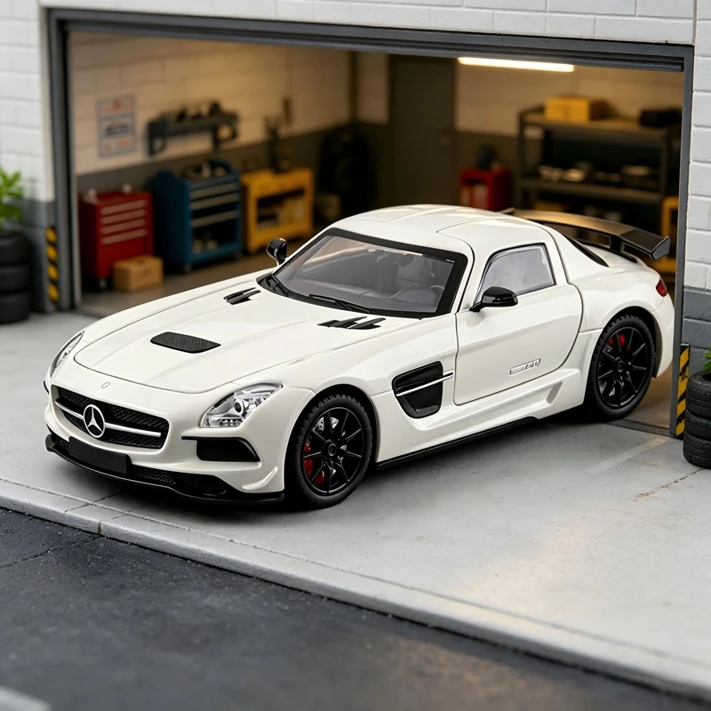 1:24 Simulated Mercedes Benz SLS AMG alloy car model, doors and engine hood, trunk can be opened rich in details, finely crafted
1:24 Simulated Mercedes Benz SLS AMG alloy car model, doors and engine hood, trunk can be opened rich in details, finely crafted