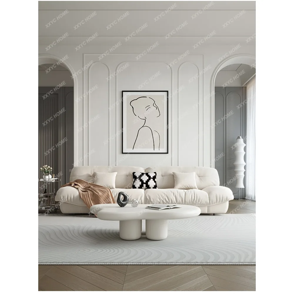 Modern Light Luxury Sofa Living Room Sofa Combination Small Apartment
Modern Light Luxury Sofa Living Room Sofa Combination Small Apartment
