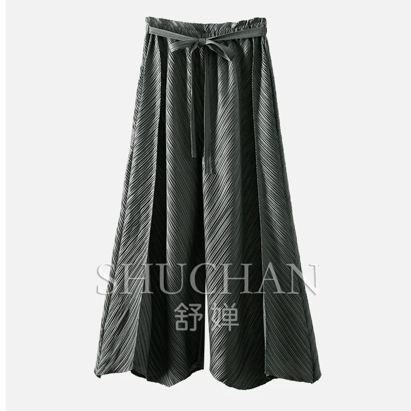 Export Heavy Industry Crumpled Elastic Waist Straight Wide-leg Pants Women 44B5 Pantalones De Mujer Women Pants
Export Heavy Industry Crumpled Elastic Waist Straight Wide-leg Pants Women 44B5 Pantalones De Mujer Women Pants