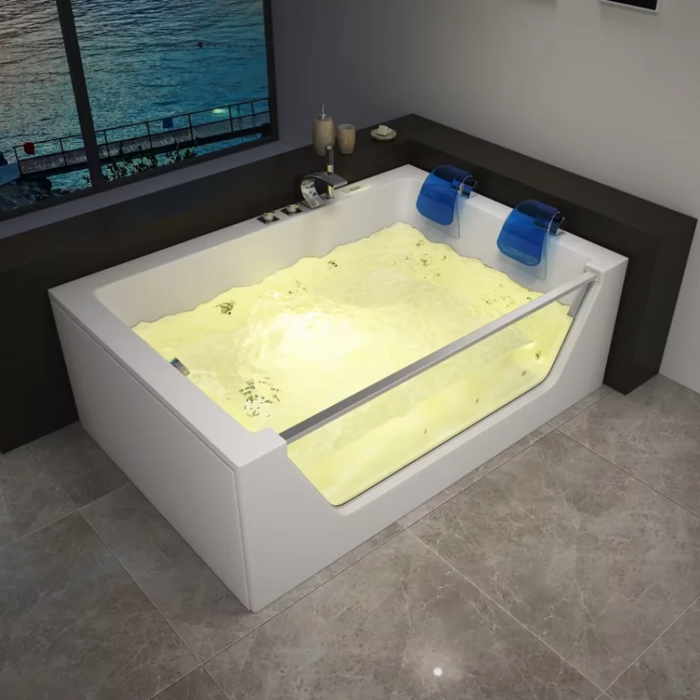 Whirlpool Spa Bathtub Indoor Designed for Jacuzzis for Hotel Use for Couples
Whirlpool Spa Bathtub Indoor Designed for Jacuzzis for Hotel Use for Couples