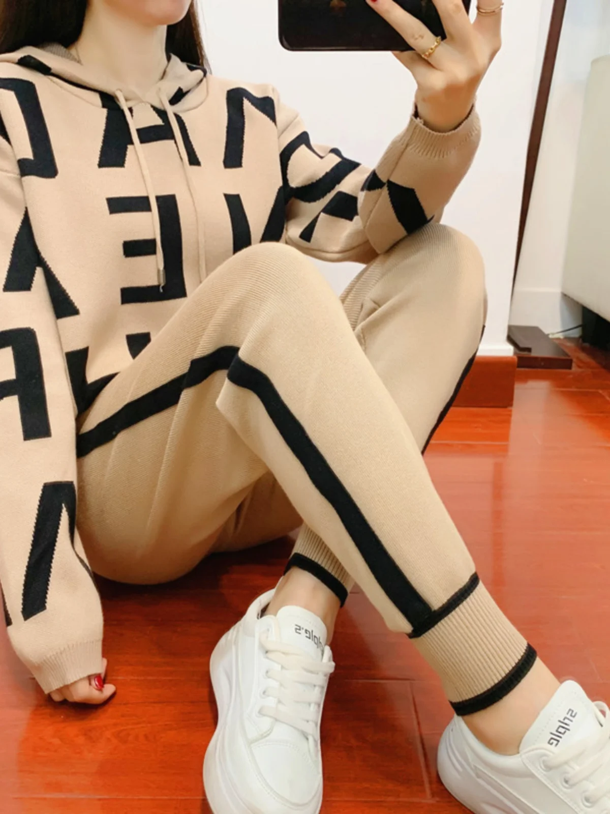 Faionable Knitted Sweater Set Casual Spor Women's Two-Piece Ensemble Ele Sle Long Sve Ne Design
Faionable Knitted Sweater Set Casual Spor Women's Two-Piece Ensemble Ele Sle Long Sve Ne Design