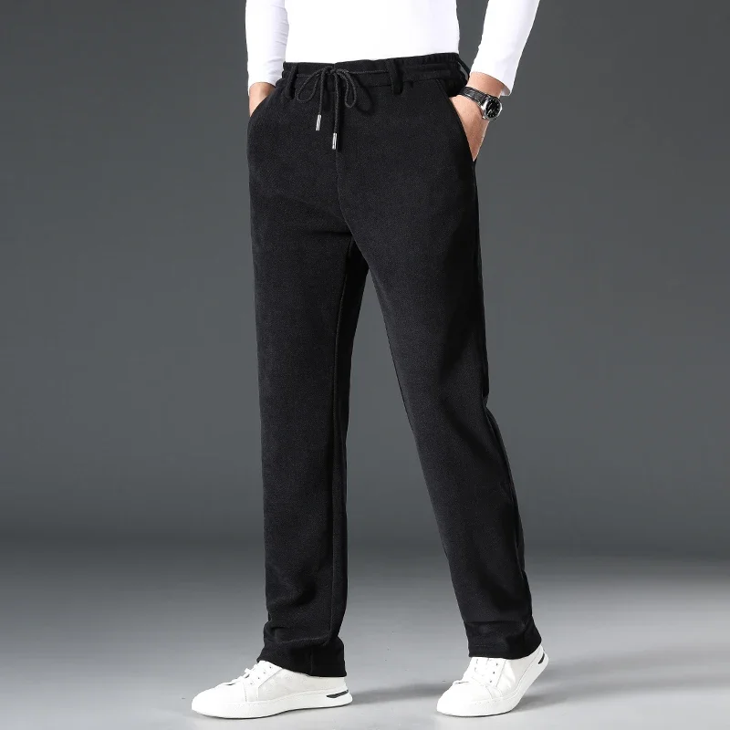 BROWON Brand Casual Spring Pants Men 2025 Autumn Thicken Black Straight Elasticity Sport Sweatpants Men Pants De Hombre
BROWON Brand Casual Spring Pants Men 2025 Autumn Thicken Black Straight Elasticity Sport Sweatpants Men Pants De Hombre