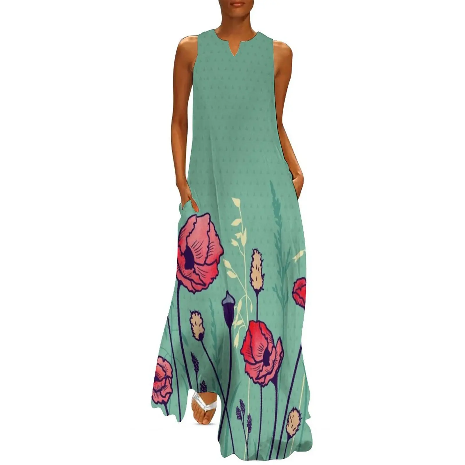 Summer Field Long Dress Aesthetic clothing Women dresses summer Woman clothing Dress 
Summer Field Long Dress Aesthetic clothing Women dresses summer Woman clothing Dress