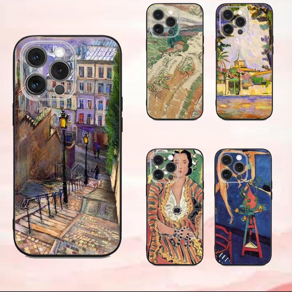 Henri Matisse Art Phone Case For iPhone16,se4,15,14,13,12,11,Pro,X,XS,Max,XR,Plus,Mini Soft Black Cover
Henri Matisse Art Phone Case For iPhone16,se4,15,14,13,12,11,Pro,X,XS,Max,XR,Plus,Mini Soft Black Cover