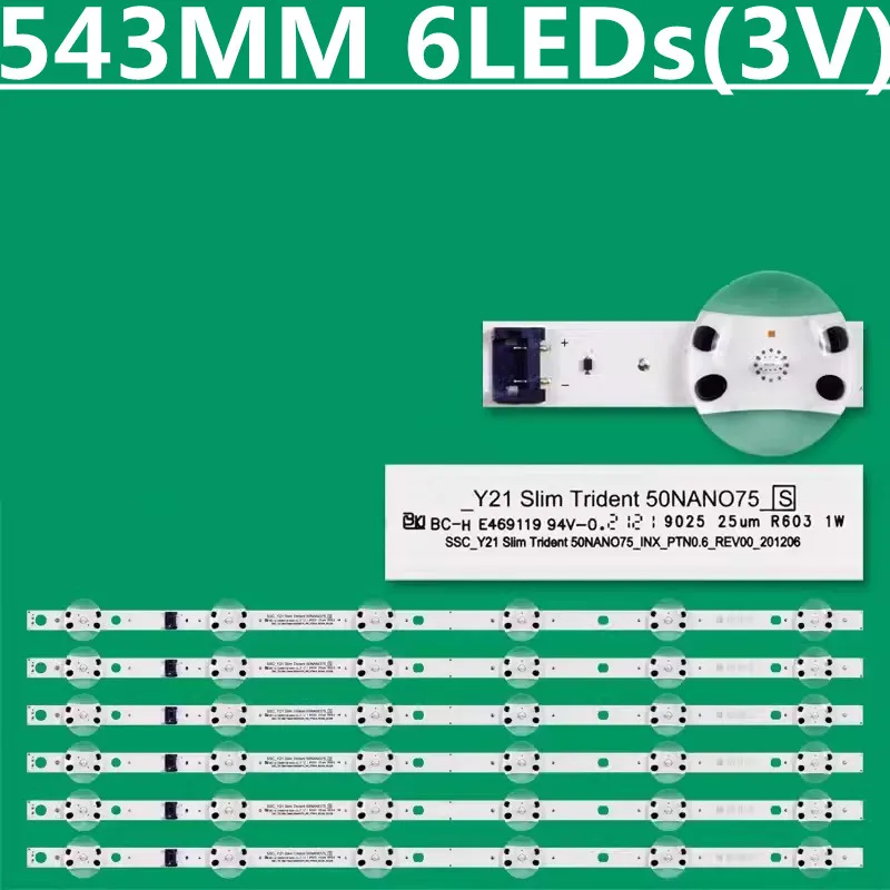 LED Backlight Strip For Y21 SIim Tridnt 50UP80-HKC-PTN0.5-REV00-200915 50UP80_S EAV65019801 50UP8000 50NAN075
LED Backlight Strip For Y21 SIim Tridnt 50UP80-HKC-PTN0.5-REV00-200915 50UP80_S EAV65019801 50UP8000 50NAN075