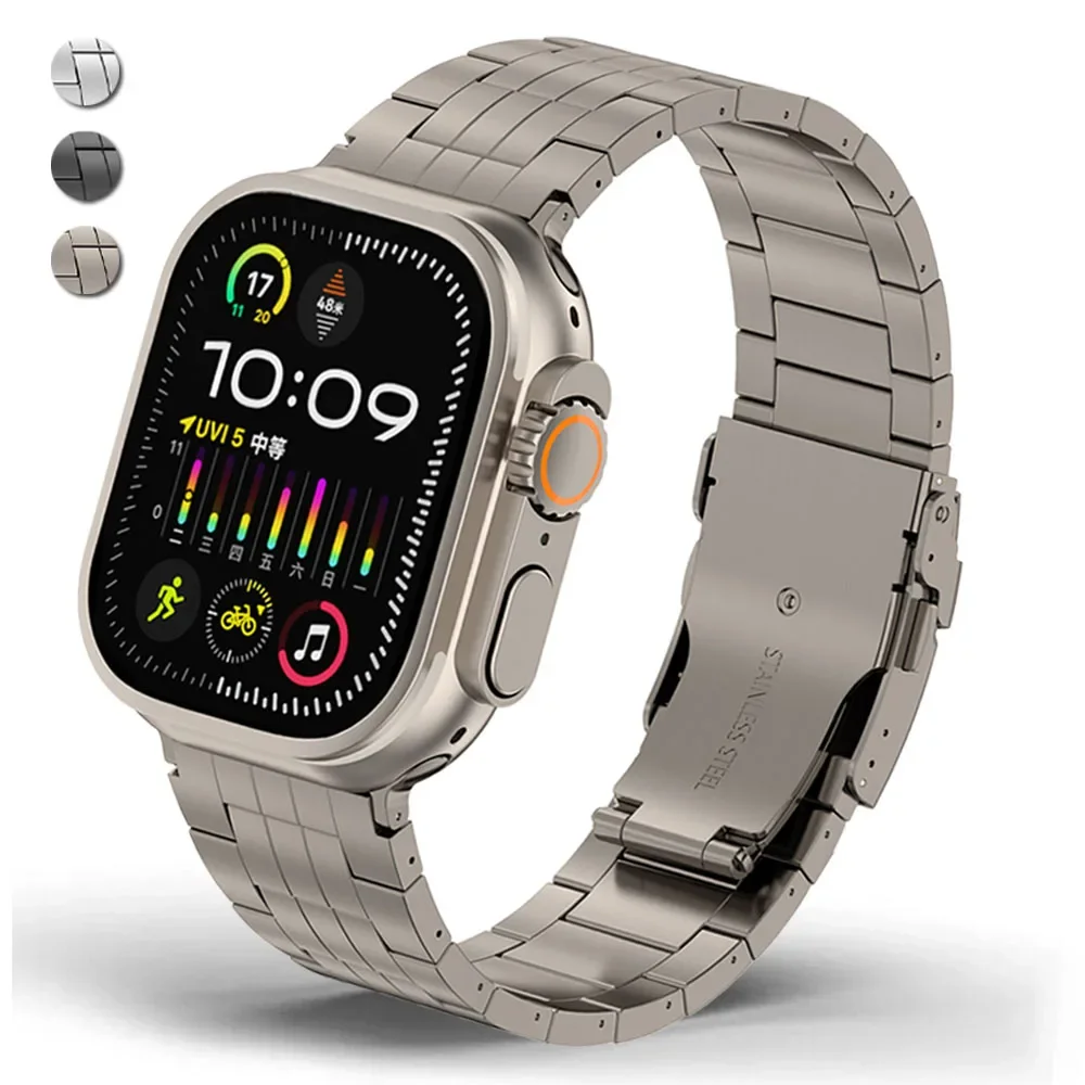 Ремешок титановый для Apple Watch 49 мм Series 9 8 7 45 мм 41 мм, роскошный мужской деловой браслет для iWatch 6 5 4 Se 42 мм 44 мм
Ремешок титановый для Apple Watch 49 мм Series 9 8 7 45 мм 41 мм, роскошный мужской деловой браслет для iWatch 6 5 4 Se 42 мм 44 мм