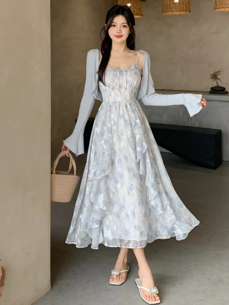 plus Size Floral Print Summer Dress Slimming Hidden Meat Fashionable Two-Piece Set Women's Clothing Strapless Cardigan Casual...
plus Size Floral Print Summer Dress Slimming Hidden Meat Fashionable Two-Piece Set Women's Clothing Strapless Cardigan Casual...