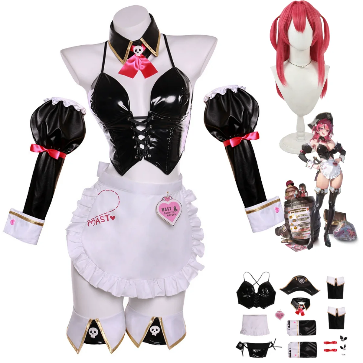 Anime Game NIKKE:The Goddess of Victory Mast Cosplay Costume PU Maid Dress Sexy Shorts Hat Wig Woman Cute Carnival Suit
Anime Game NIKKE:The Goddess of Victory Mast Cosplay Costume PU Maid Dress Sexy Shorts Hat Wig Woman Cute Carnival Suit