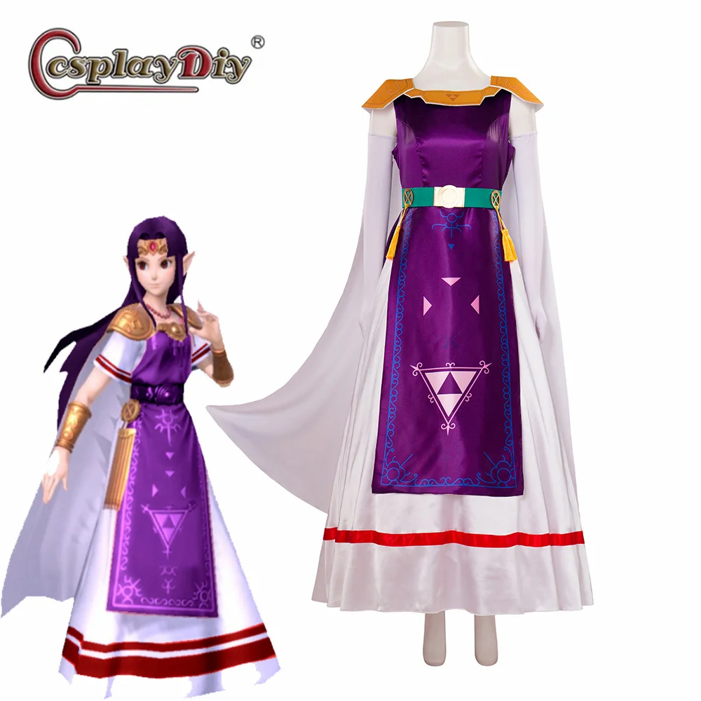 Game Princess Hilda Costume Purple Dress with Cape Full Set Halloween Carnival Party Role play Outfits for Adult suit
Game Princess Hilda Costume Purple Dress with Cape Full Set Halloween Carnival Party Role play Outfits for Adult suit