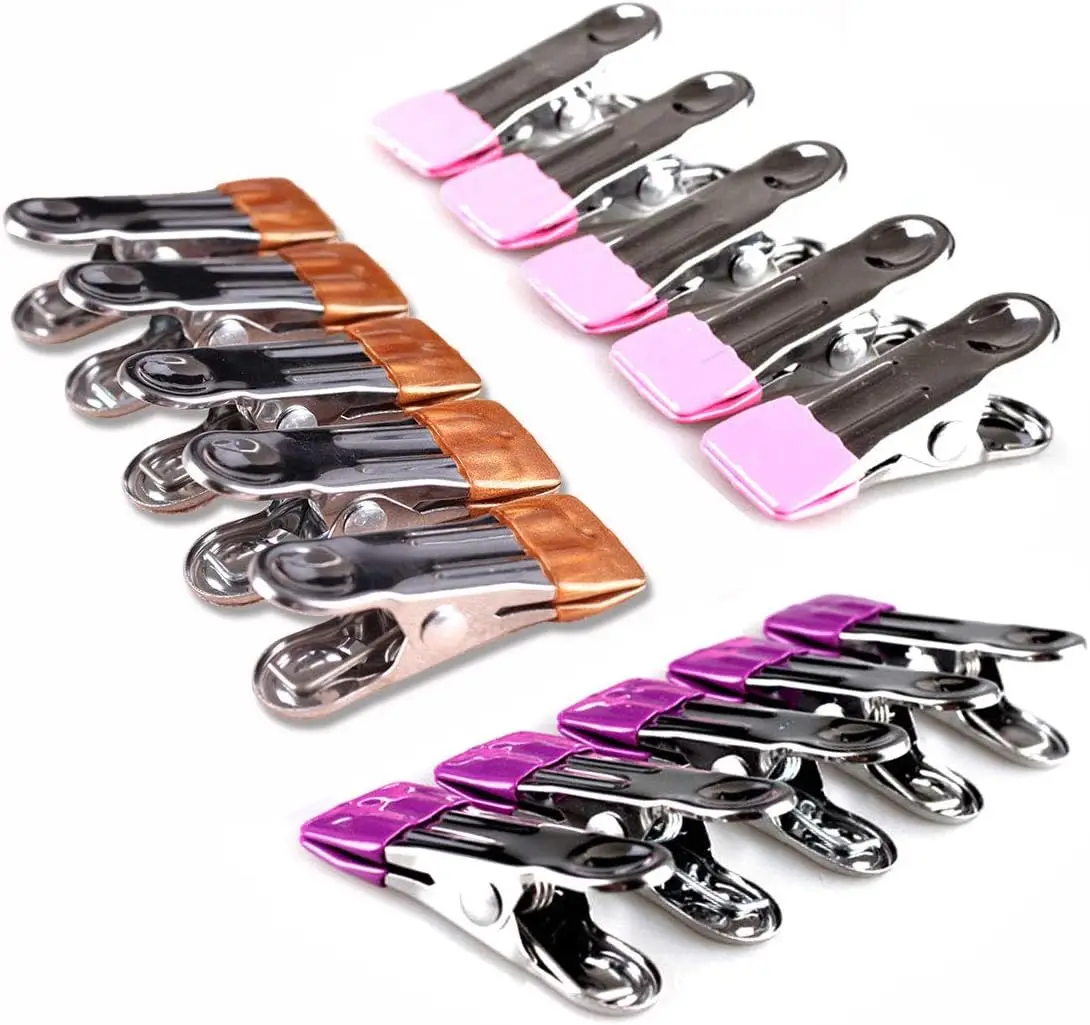 30 Pack Stainless Steel Clothespins with Rubber Tips, Windproof Clips for Laundry Clothesline, Towel, Sock, Photo & Snack
30 Pack Stainless Steel Clothespins with Rubber Tips, Windproof Clips for Laundry Clothesline, Towel, Sock, Photo & Snack