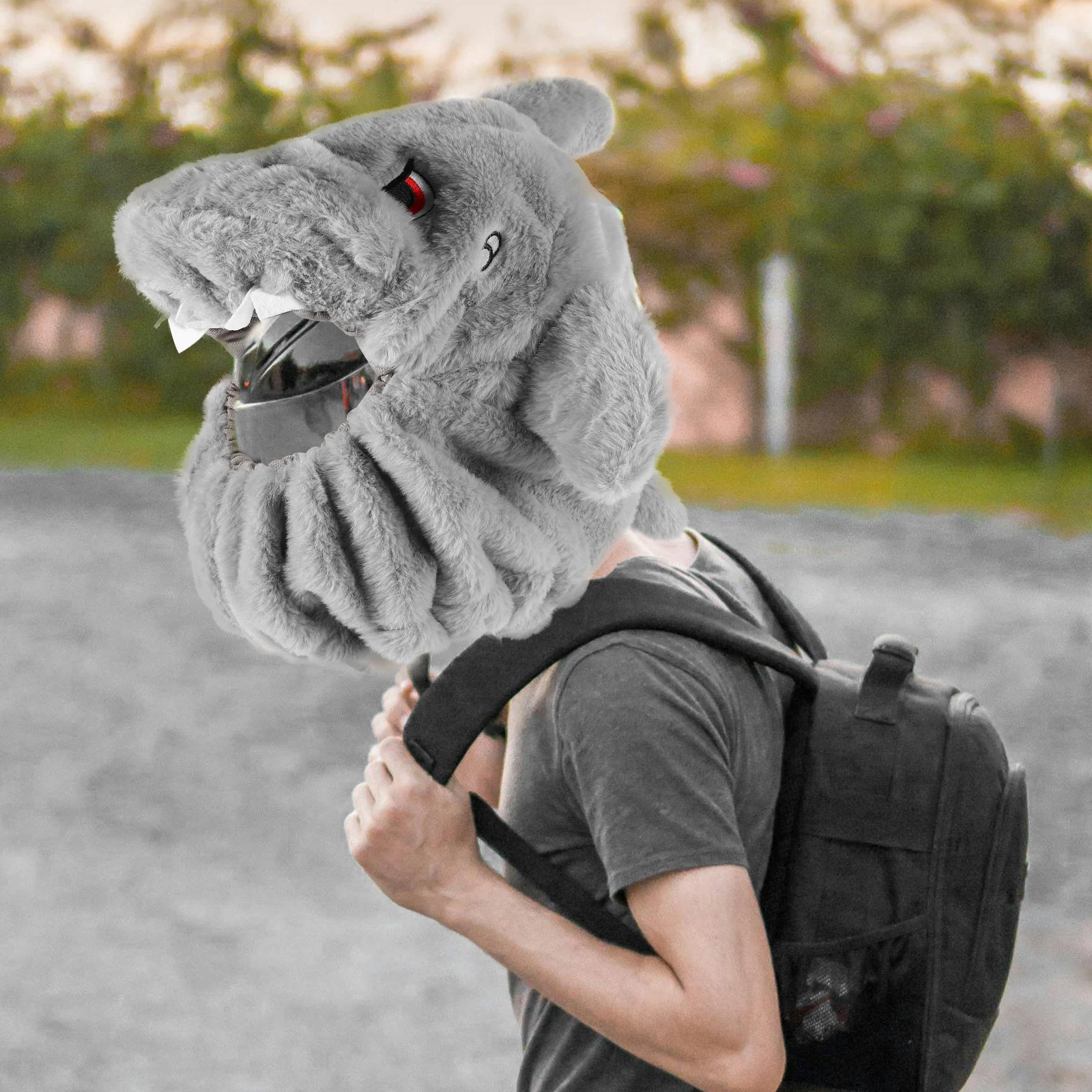 Funny Shark Head Mask Motorcycle Cover Cool Decor Trendy Accessory For Men Women Halloween Snowboarding Bike
Funny Shark Head Mask Motorcycle Cover Cool Decor Trendy Accessory For Men Women Halloween Snowboarding Bike