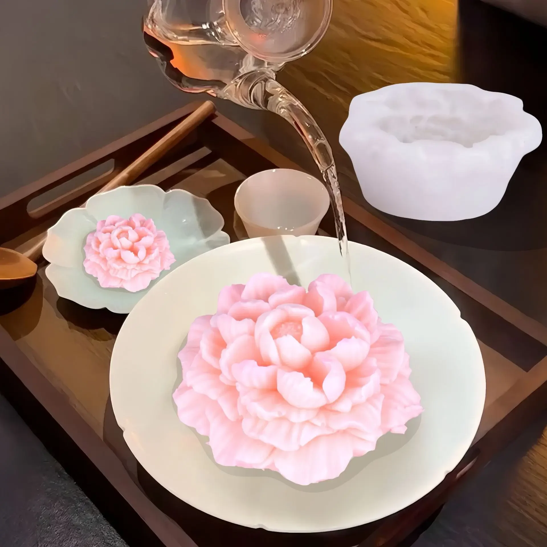 VERIDIAN 3d Peony Flower Silicone Molds DIY Lily Flower Mousse Pudding Dessert Fondant Cake Chocolate Mould Baking Accessories
VERIDIAN 3d Peony Flower Silicone Molds DIY Lily Flower Mousse Pudding Dessert Fondant Cake Chocolate Mould Baking Accessories
