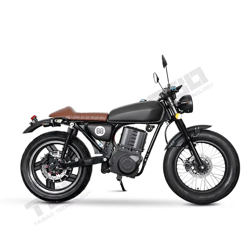 2025 Newest Chinese Manufacturer's Racing Motorcycle Electric Scooter High Power 2000W Retro CG Design New 72V Options Available
2025 Newest Chinese Manufacturer's Racing Motorcycle Electric Scooter High Power 2000W Retro CG Design New 72V Options Available