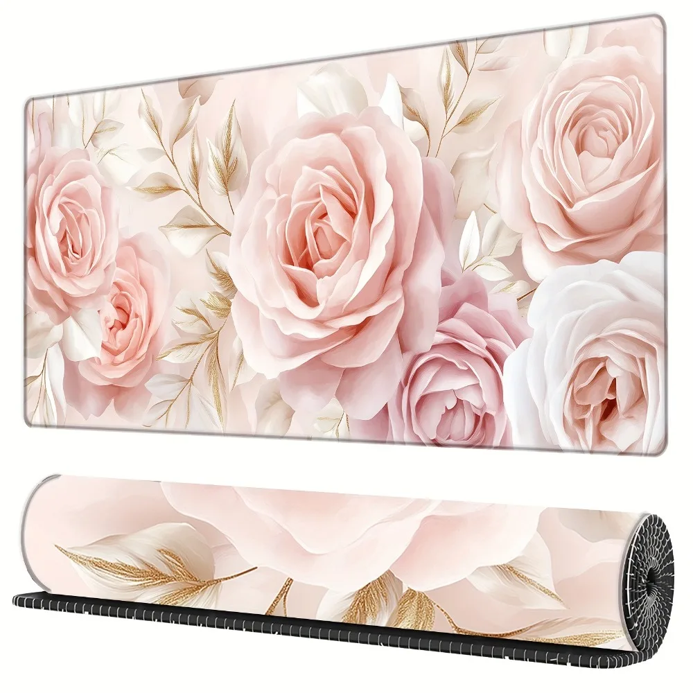 Large pink rose mouse pad, rubber anti slip computer, laptop desktop pads, thick keyboard, PC accessories, lock edge design XXL
Large pink rose mouse pad, rubber anti slip computer, laptop desktop pads, thick keyboard, PC accessories, lock edge design XXL