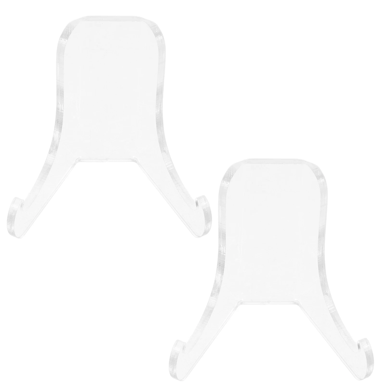 2pcs Clear Acrylic Display Stand for Plate Picture Coin Holder Lightweight Stable Storage Easy Showcase Rack
2pcs Clear Acrylic Display Stand for Plate Picture Coin Holder Lightweight Stable Storage Easy Showcase Rack