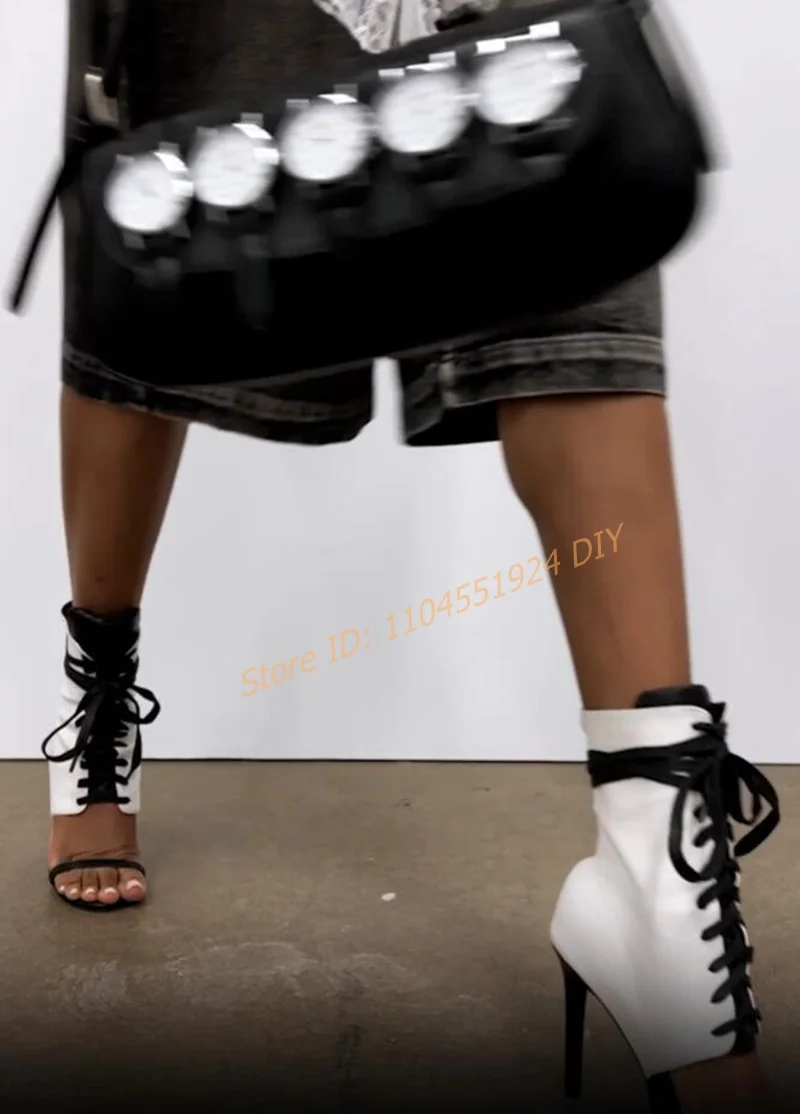 Cut Out Gladiator Fold Over Heeled Sandals Women Lace Up Multicolor Round Toe Stiletto High Heels Shoes Lady Sexy Trendy Sandals
Cut Out Gladiator Fold Over Heeled Sandals Women Lace Up Multicolor Round Toe Stiletto High Heels Shoes Lady Sexy Trendy Sandals