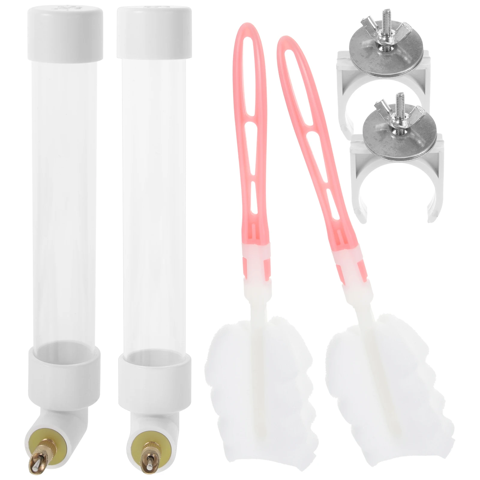 2 Sets Parrot Water Feeder Small Bird Cage Accessories White Hanging Bottle for Dispenser Durable Practical Long Life Easy Use
2 Sets Parrot Water Feeder Small Bird Cage Accessories White Hanging Bottle for Dispenser Durable Practical Long Life Easy Use