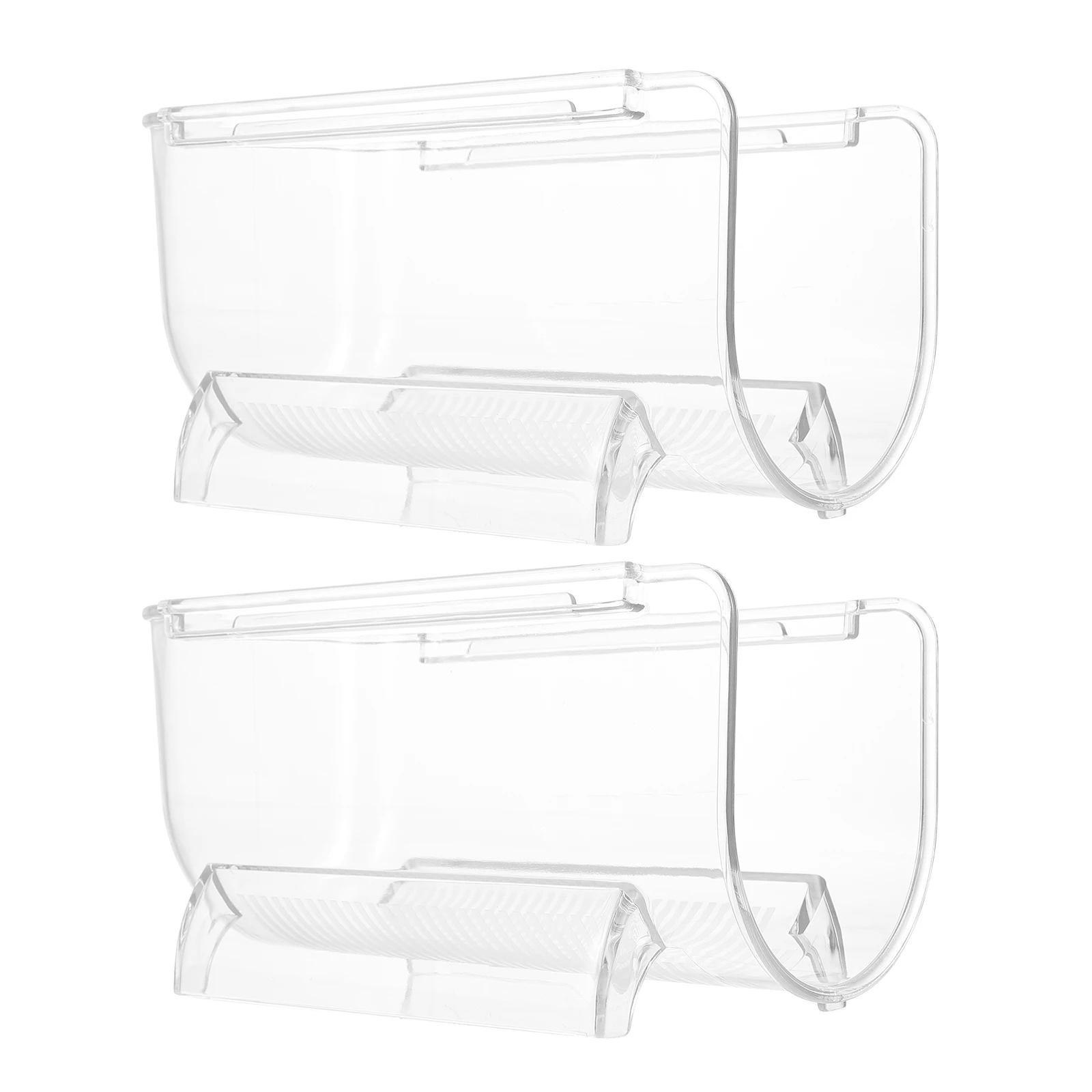 2 Pcs Acrylic Rack Transparent Bottle Organizer Display Holder Smooth Surface Material Non Slip Bottom
2 Pcs Acrylic Rack Transparent Bottle Organizer Display Holder Smooth Surface Material Non Slip Bottom