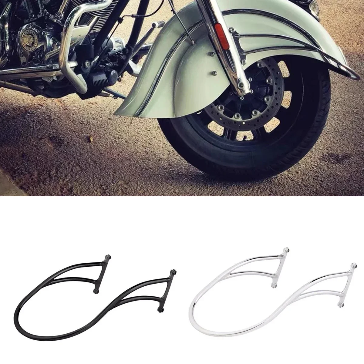 For Indian Dark Horse Chief Roadmaster Leader 2014-2021 Motorcycle Chrome Front Fender Bumper
For Indian Dark Horse Chief Roadmaster Leader 2014-2021 Motorcycle Chrome Front Fender Bumper