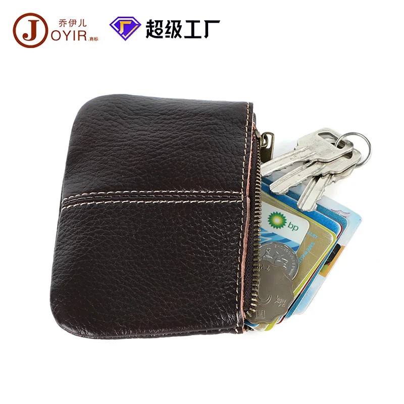 Leather change mini cowhide zipper thin small wallet earphone storage bag coin small change bag simple fashion accessories high-
Leather change mini cowhide zipper thin small wallet earphone storage bag coin small change bag simple fashion accessories high-