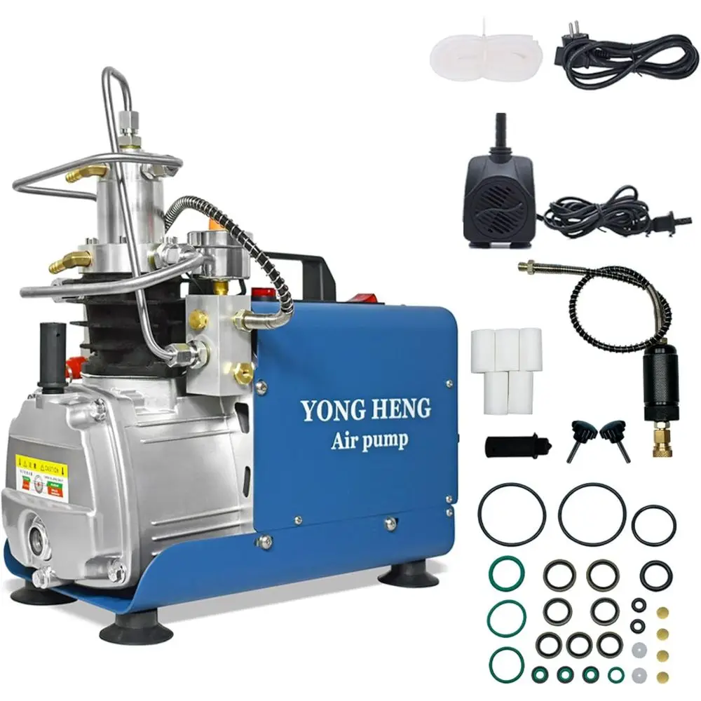 Digital 4500Psi High Pressure Air Compressor Pump for Air Rifle Filling
Digital 4500Psi High Pressure Air Compressor Pump for Air Rifle Filling