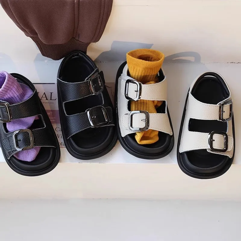Kids Beach Shoes Soild Color Korean Style Boys Girls Casual Sandals Toes Capped 2026 Summer New Children Fashion Shoes Non-slip
Kids Beach Shoes Soild Color Korean Style Boys Girls Casual Sandals Toes Capped 2026 Summer New Children Fashion Shoes Non-slip